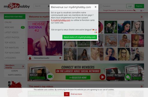 Password mydirtyhobby Mydirtyhobby