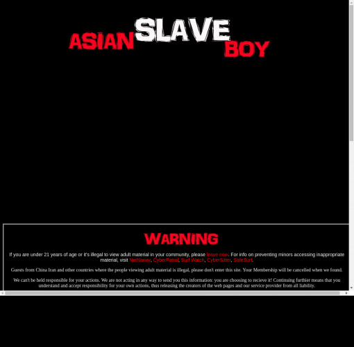 asian slave boy