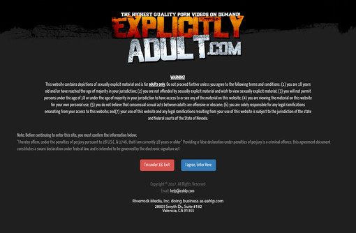 Explicitly Adult