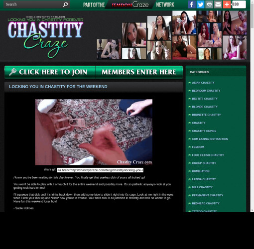 chastity craze